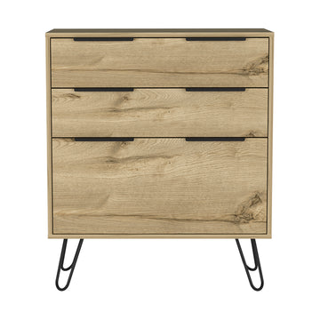 Drawer Dresser Hartly, Bedroom, Light Oak Light Oak Particle Board Engineered Wood