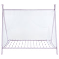 Pink Twin Tent Bed Twin Pink Metal Bedroom Contemporary,Modern Kids Metal