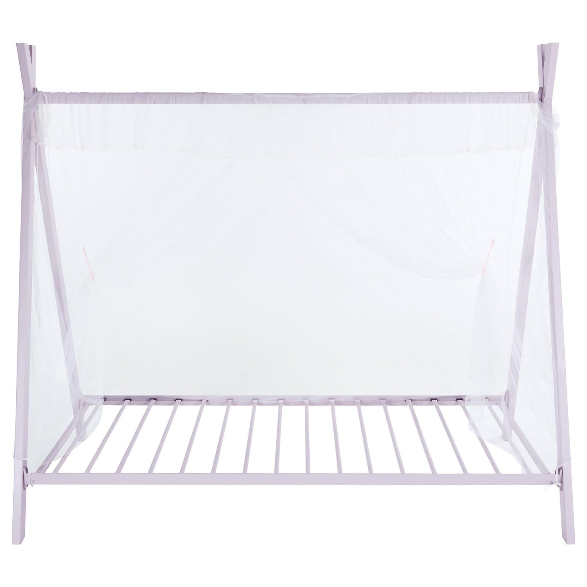 Pink Twin Tent Bed Twin Pink Metal Bedroom Contemporary,Modern Kids Metal