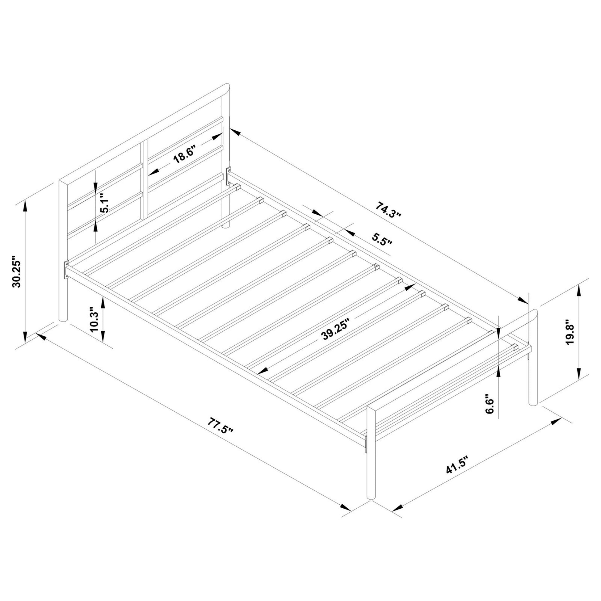 Gunmetal Twin Metal Bed Twin Grey Metal Bedroom Contemporary,Modern Bed Frame Metal
