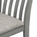 5 Piece Counter Height Dining Table Set With Built In Storage Shelves,Grey Grey Mdf