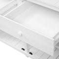 65Inch Garden Potting Bench Table, Fir Wood Workstation With Storage Shelf, Drawer And Cabinet, White White Water Resistant Frame Garden & Outdoor Rustic Wood