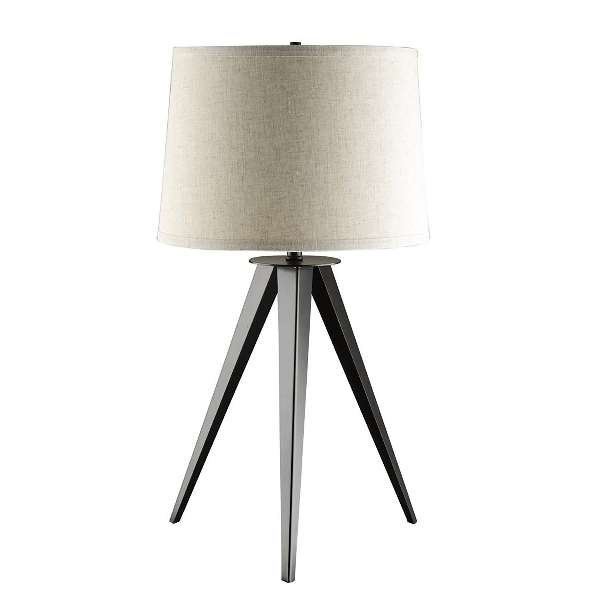 Grey And Black Tripod Floor Lamp Black Table&Floor Lamps Mid Century Modern Living Room Metal