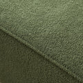 Curved Modular Sectional Sofa For Living Room, Oversized L Shaped Couch With Chaise Lounge Sofa Set, Upholstered Sofa With 3 Back Pillows & 2 Throw Pillow, For Home Office, Green Green Wood Primary Living Space Medium Soft Modern Foam Sherpa 6 Seat