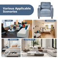 Couch Comfortable Sectional Couches And Sofas For Living Room Bedroom Office Small Space Gray Velvet 1 Seat