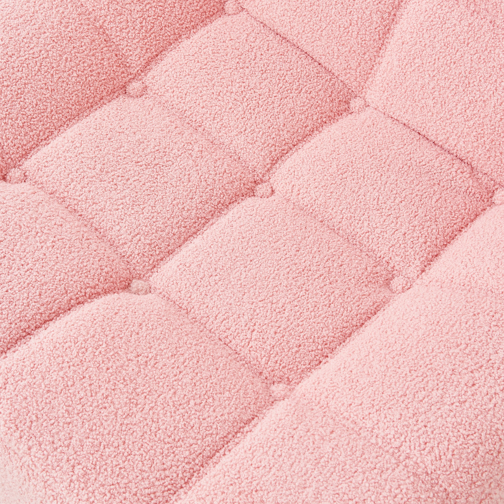 Bean Bag Chair Sofa, Sherpa Beanbag Chair Couch For Adults, Armless Tufted Bean Bag Lounge Soft Comfy Chair For Bedroom, Living Room Or Balcony Pink Pink Foam