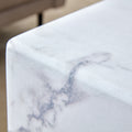 The White Coffee Table Has Patterns. Modern Rectangular Table, Suitable For Living Rooms And Apartments. 43.3