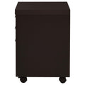 Cappuccino 3 Drawer File Cabinet Filing Cabinets 3 4 Drawers Brown Office Mobile Transitional Wood