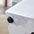 The White Coffee Table Has Patterns. Modern Rectangular Table, Suitable For Living Rooms And Apartments. 43.3