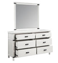 Loretta Modern Style 4 Pc Queen Bedroom Set Made With Wood In Antique White Queen Antique White Wood White 4 Piece Set Bedroom Bed Included,Dresser Included,Mirror Included,Nightstand Included Modern Solid Wood Mdf Wood