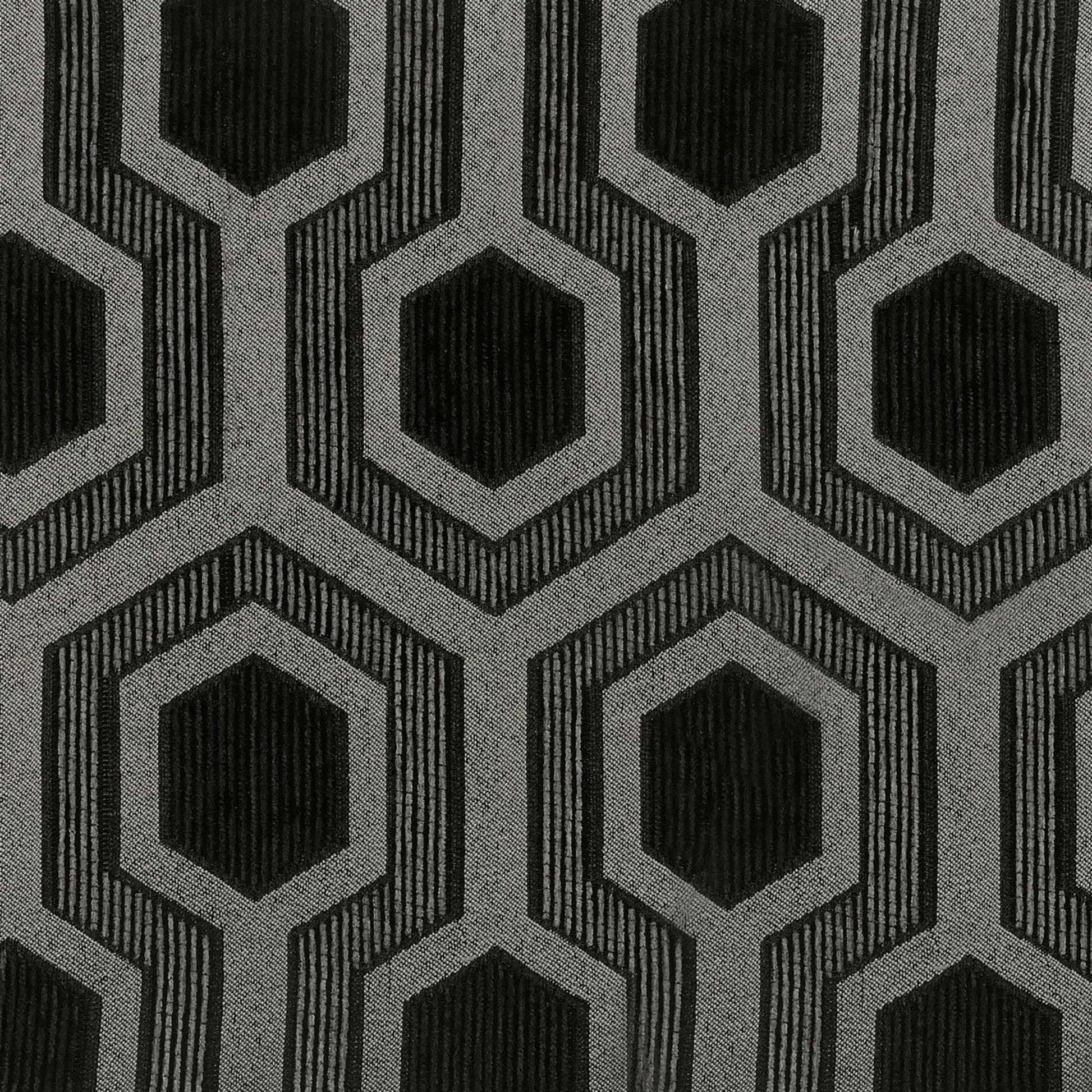 Grey And Black Hexagon Print Barrel Back Accent Chair Grey Primary Living Space Transitional Foam Upholstered