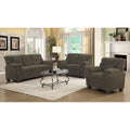 Brown Pillow Top Arm Chair Brown Primary Living Space Traditional Foam Upholstered