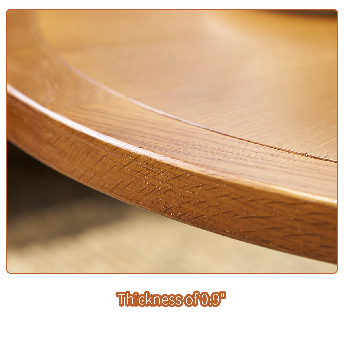 2 Piece Modern Farmhouse Living Room Coffee Table Set, Stylish And Elegant Nesting Round Wooden Table,Side End Table Set For Living Room,Bedroom Brown Wood