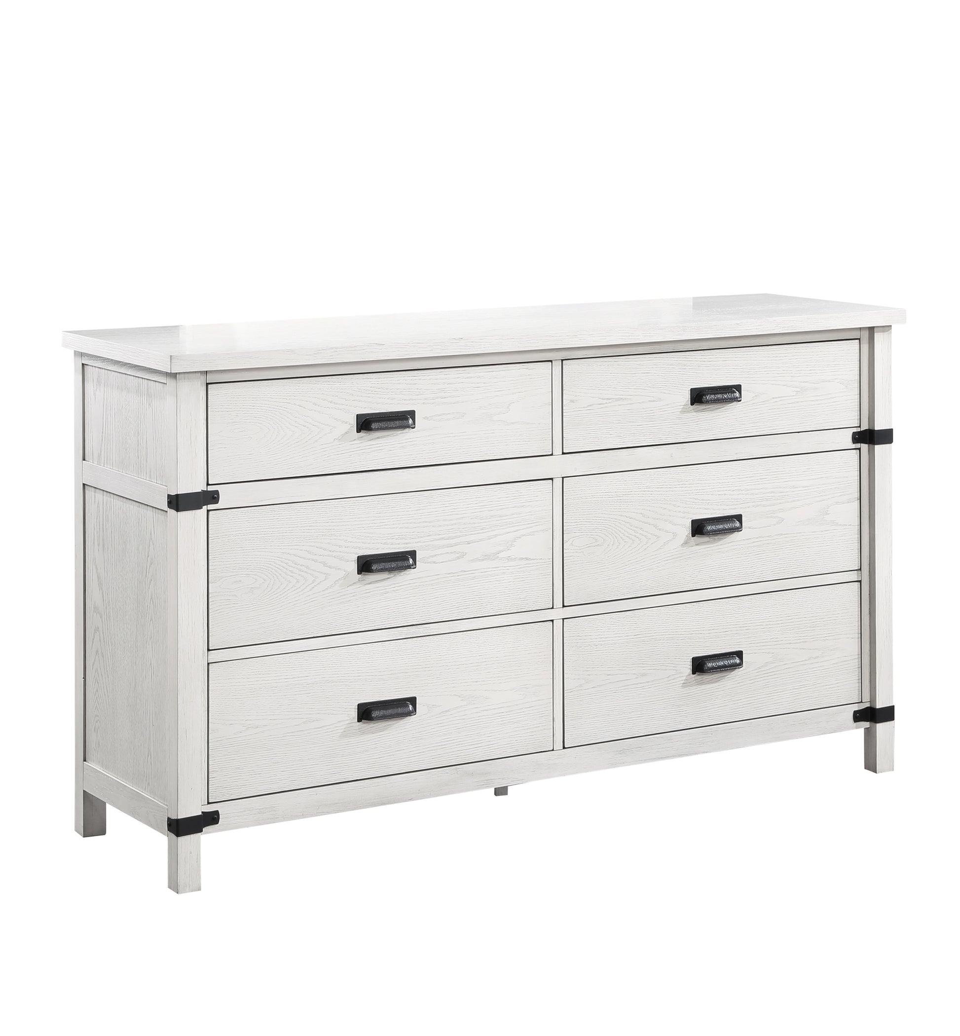Loretta Modern Style 4 Pc Queen Bedroom Set Made With Wood In Antique White Queen Antique White Wood White 4 Piece Set Bedroom Bed Included,Dresser Included,Mirror Included,Nightstand Included Modern Solid Wood Mdf Wood