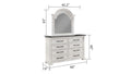 Transitional Style 4 Pc Queen Bedroom Set Made With Wood In Antique White Box Spring Required Queen Antique White Wood 4 Piece Set Bedroom Bed Included,Dresser Included,Mirror Included,Nightstand