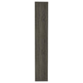 Weathered Grey 5 Shelf Bookcase 5 Grey Gray Standard Horizontal Office Open Back Wood Transitional Wood