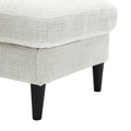 United Storage Sofa Living Room Sofa Cozy Sectional Sofa Beige Chenille 3 Seat