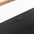Full Size Metal Loft Bed With Desk, Drawers And Bedside Tray, Charging Station, Usb And Socket Full Gold Black Mdf Metal