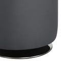 Grey Round Ottoman Grey Primary Living Space Contemporary,Modern Foam Upholstered