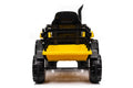 Ride On Tractor, 12 V Battery Powered Electric Vehicle Toy W Remote Control,Music, Led Lights, Removable Trailer Bucket, Safety Belt Yellow 50 99 Lbs Plastic Indoor & Outdoor Use