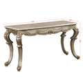 Miliani Sofa Table, Natural Marble & Antique Bronze Finish Lv01785 Antique Bronze Marble
