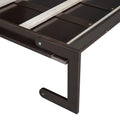 Queen Size Murphy Bed Wall Bed With Cushion,Espresso Queen Espresso Mdf Lvl