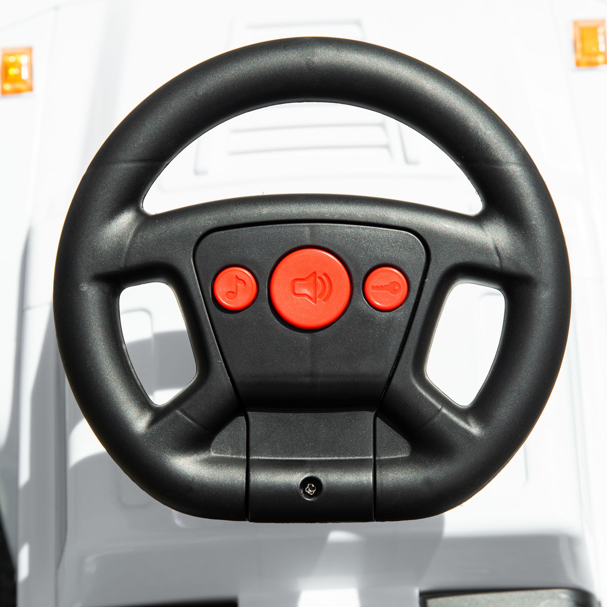 Kids Ride On Push Car, Suv Style Sliding Walking Car For Toddle With Horn, Music, Working Lights, Hidden Storage And Anti Dumping System, White White Metal