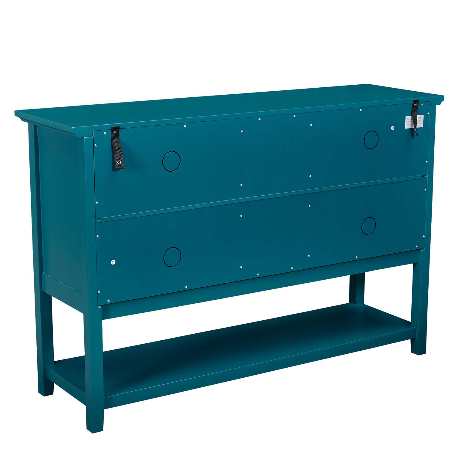 52" Modern Sideboard Storage With Adjustable Shelves, Sideboard Buffet Cabinet With 2 Doors, Credenzas For Dining Room, Living Room, Entryway Teal Dining Room Adjustabel Shelves Mdf Glass