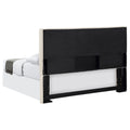 Sand Headboard With Soft Edges Ivory Transitional Foam Upholstered