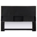 Sand Headboard With Self Welt Details Ivory Transitional Foam Upholstered