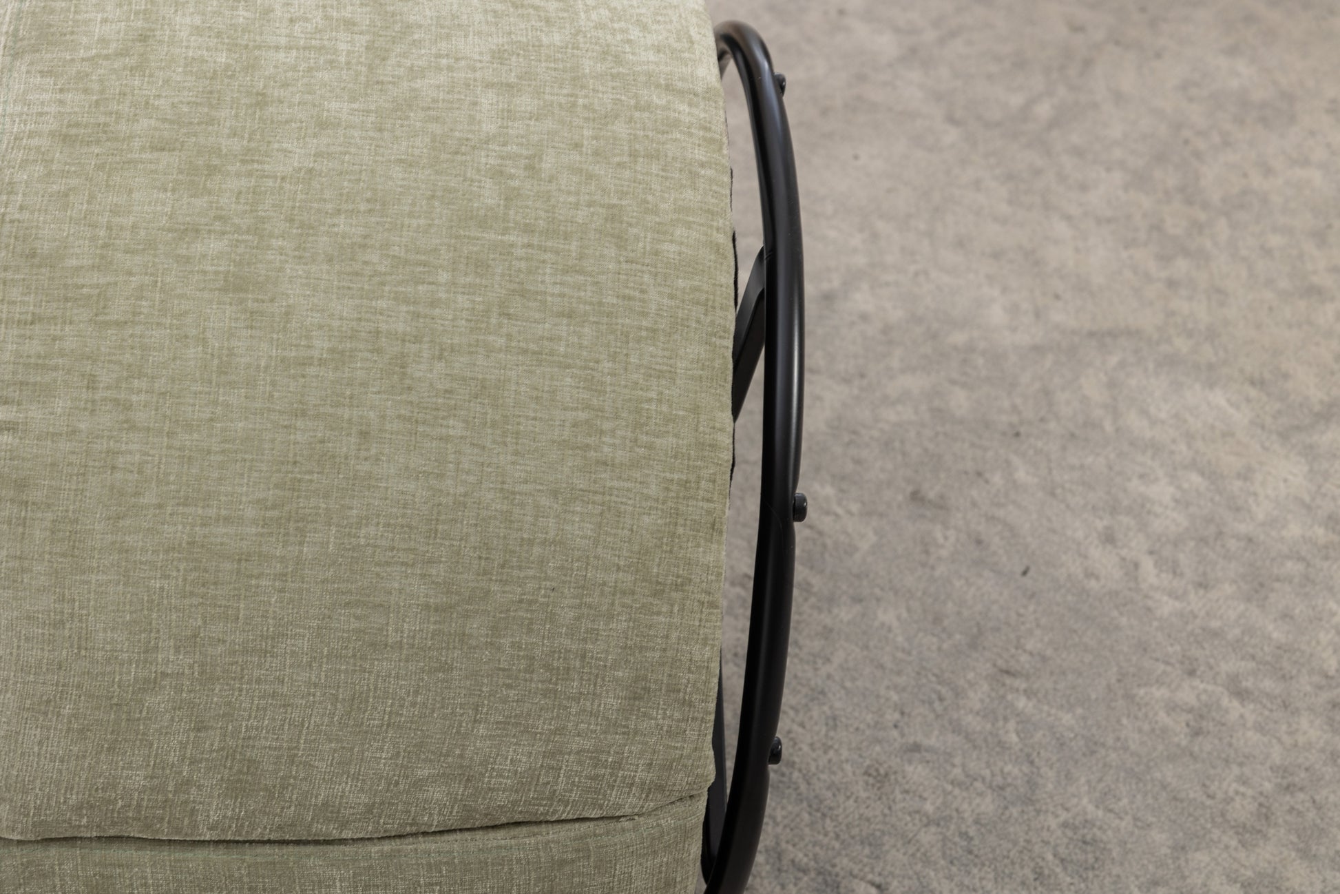 037 Chenille Fabric Swivel Accent Armchair Barrel Chair With Black Powder Coating Metal Ring,Light Green Light Green Primary Living Space Modern Eucalyptus Foam Chenille