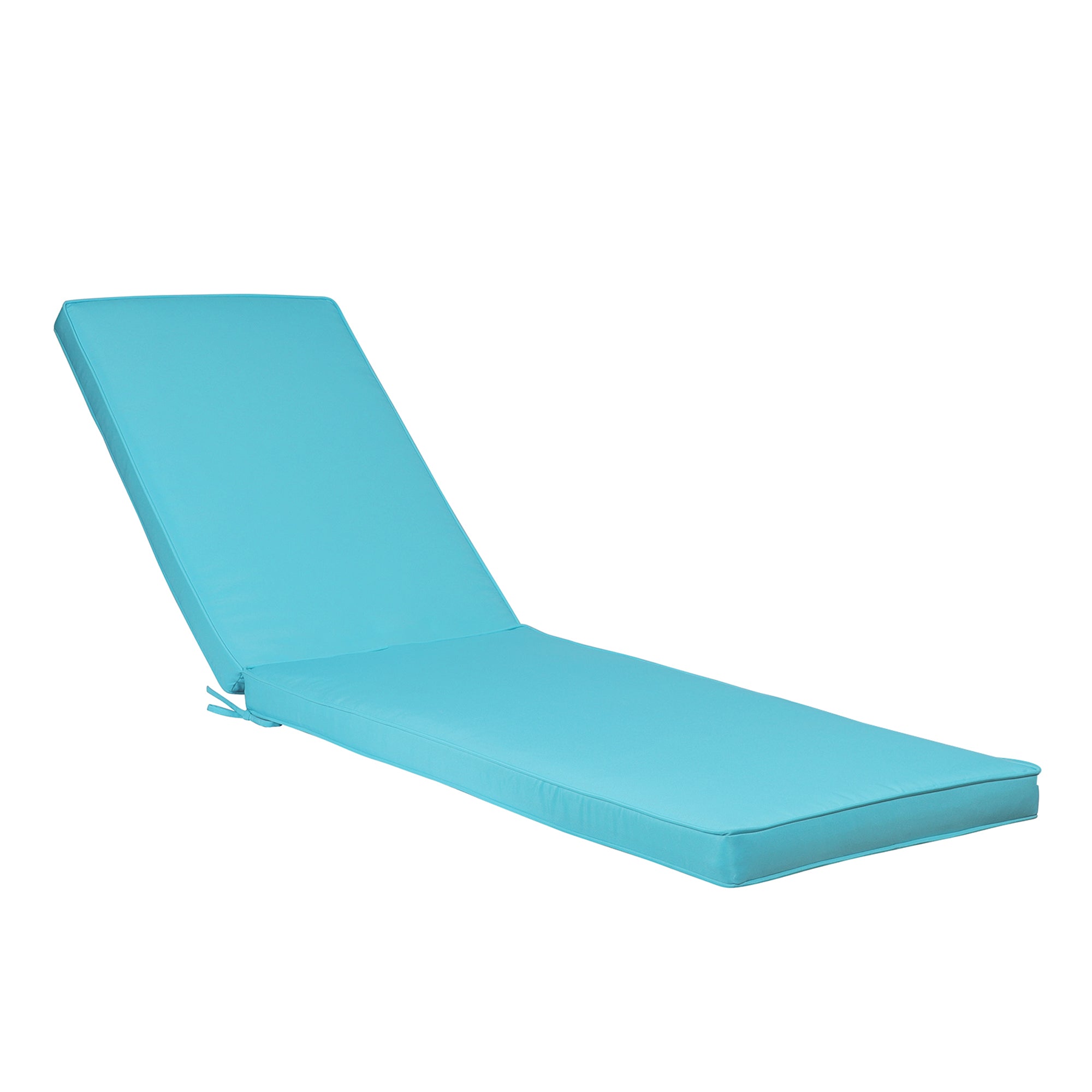 Outdoor Lounge Chair Cushion Replacement Patio Funiture Seat Cushion Chaise Lounge Cushion 1Pc Sky Blue Yes Lounge Blue Uv Resistant Frame Water Resistant Cushion American Design Polyester Polyester