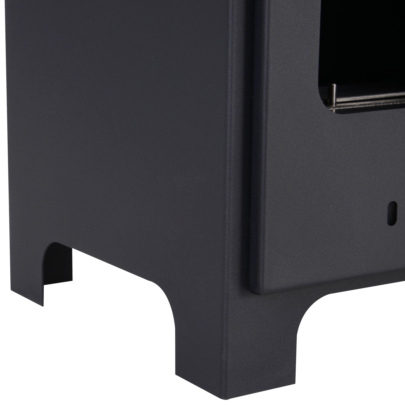 Homcom 19.75" Ethanol Fireplace, Freestanding Alcohol Fireplace Stove With 0.25 Gal Tank Capacity, Flame Snuffer Black Black Steel