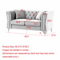 3 Seater 3 Seater Combination Sofa Tufted Couch With Rolled Arms And For Living Room, Bedroom, Office, Apartment, Four Pillows Beige Foam Velvet