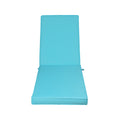 Outdoor Lounge Chair Cushion Replacement Patio Funiture Seat Cushion Chaise Lounge Cushion 1Pc Sky Blue Yes Lounge Blue Uv Resistant Frame Water Resistant Cushion American Design Polyester Polyester