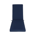 Outdoor Lounge Chair Cushion Replacement Patio Funiture Seat Cushion Chaise Lounge Cushion Navy Blue Yes Lounge Blue Uv Resistant Frame Water Resistant Cushion American Design Polyester Polyester