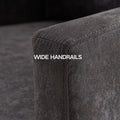 Large Swivel Chair, Upholstered Armchair, Modern Chair, Skin Friendly Gradient Color Linen Fabric, Comfortable To Sit. Suitable For Reception Living Room, Gray Gray Fabric