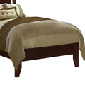 Rich Merlot Slatted Twin Panel Bed Twin Brown Wood Bedroom Transitional Kids Wood