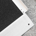 Homcom 5' Aluminum Portable Wheelchair Ramp For Home, Steps, Doorways, Folding Handicap Ramp, Skidproof Carpeted Threshold Ramp With Durability For Strong Load Bearing, Carrying Handle Black Aluminum