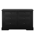 Drawer Dresser Cabinet,Sideboard,Bar Cabinet,Buffet Server Console,Table Storge Cabinets,Metal Handle In The Shape Of A Silver Shell,For Dining Room,Living Room,Bedroom,Kitchen Hallway,Color:Dark Gray 5 Or More Drawers Distressed Finish Dark Gray Drawers