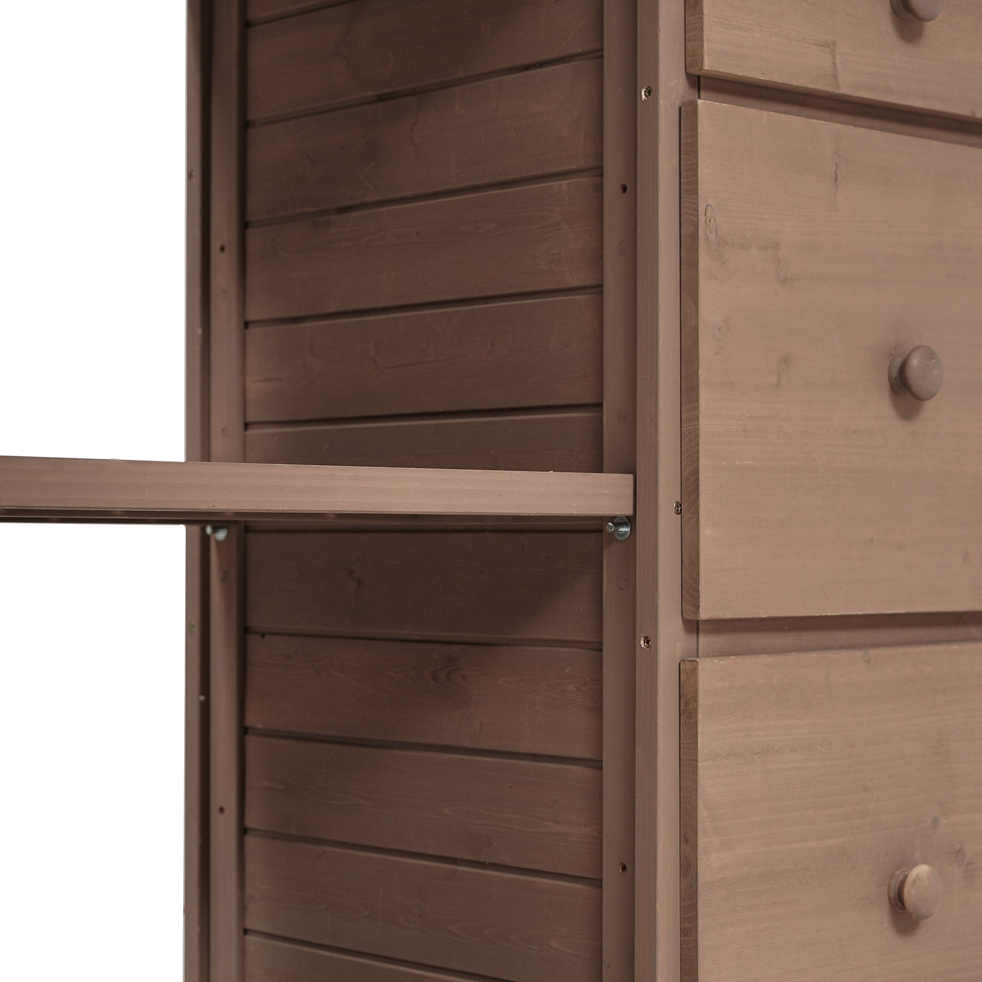 Garden Potting Bench Table, Rustic And Sleek Design With Multiple Drawers And Shelves For Storage, Brown Brown Garden & Outdoor Rustic Wood