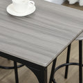 Homcom 5 Piece Counter Height Bar Table Set, Rustic 43.25