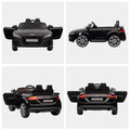 Aosom 6V Kids Electric Ride On Car, Licensed Audi Tt Rs With Suspension System And Remote Control, Horn, 5 Songs, Lights, Mp3 Player Black Black Steel