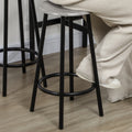 Homcom 5 Piece Counter Height Bar Table Set, Rustic 43.25