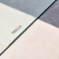 A Table With Four Chairs. Glass Dining Table With 0.39 