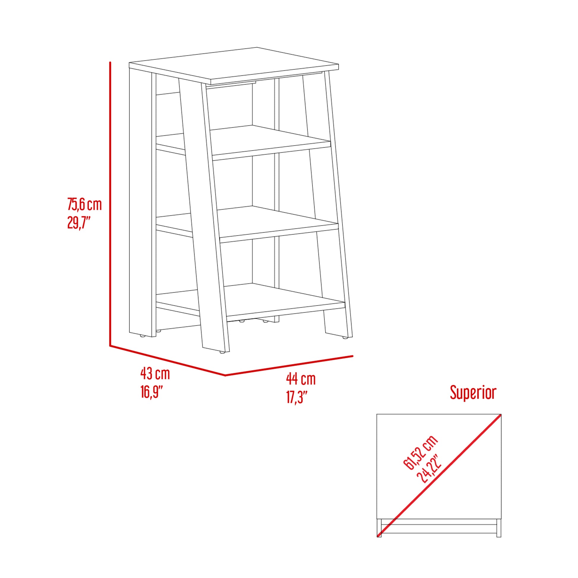 Cabinet 29.7H", Four Shelves, Vertical, Light Gray Gray 4 Bathroom Freestanding Modern Particle Board Particle Board