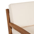 Grenada Club Chair Beige Metal Waterproof Fabric