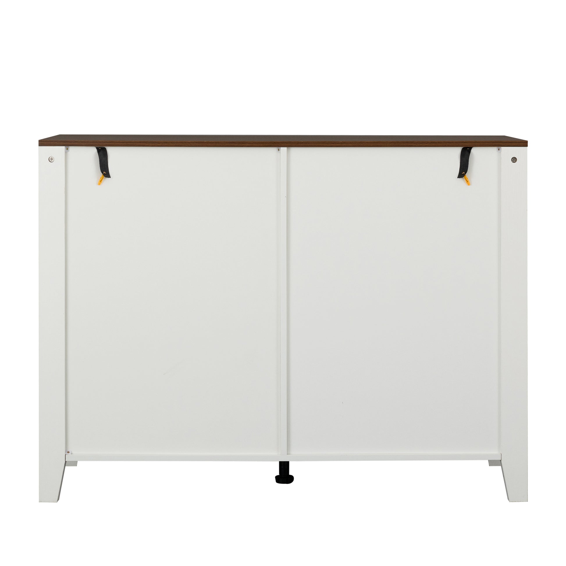 Drawer Dresser Cabinet,Sideboard,Bar Cabinet,Buffet Server Console,Table Storge Cabinets,Slide The Barn Door,Four Drawers,Metal Handle,For Dining Room,Living Room,Bedroom,Kitchen Hallway,Brown White 3 4 Drawers Barn Door Brown Antique White Sliding Doors