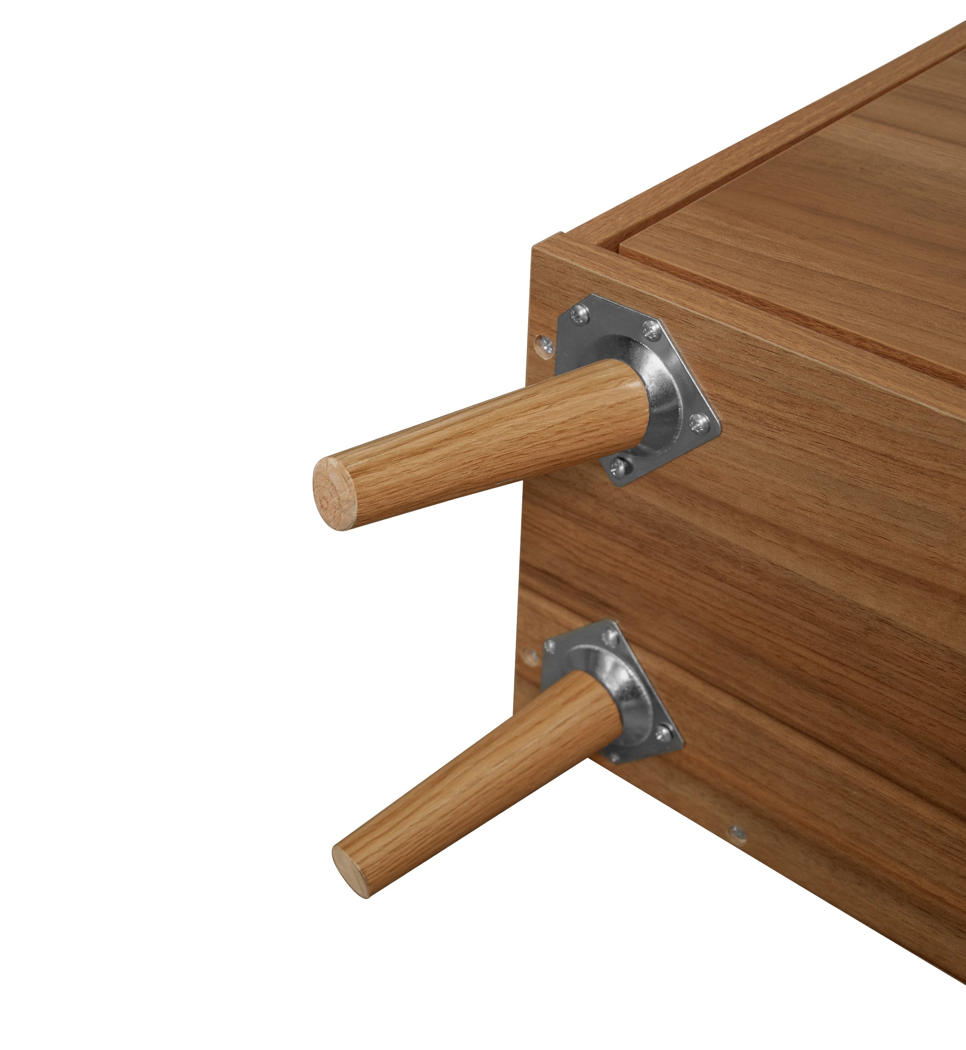 Rattan, Allen 2 Door 1 Drawer Cabinet, Shoe Rack, Double Layer, Suitable For Entrance Walnut Particle Board