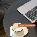 Movable Adjustable Coffee Table 360 Swivel Counter Bar Height Aluminum Star Base Movable For End Table Dining Room Home Kitchen Table Black Aluminium Alloy